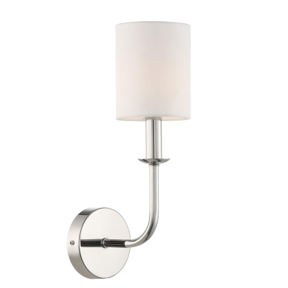 Crystorama BAILEY BAI-A2101-PN Sconce Modern - Polished Nickel