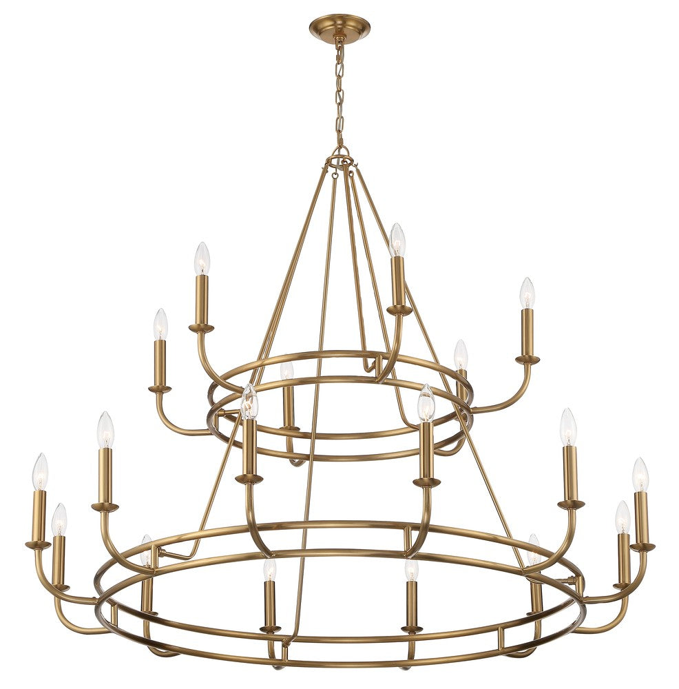 Crystorama BAILEY BAI-A2109-AG Chandelier Modern - Aged Brass