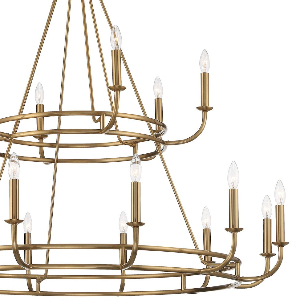 Crystorama BAILEY BAI-A2109-AG Chandelier Modern - Aged Brass