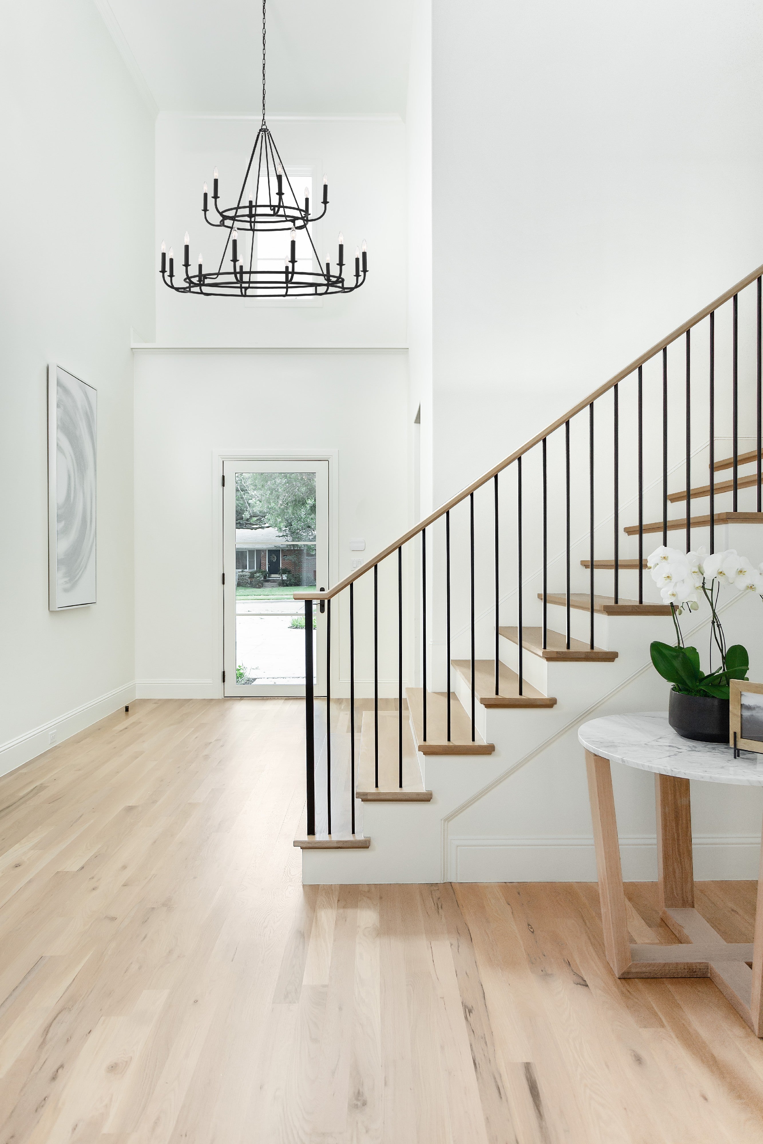 Crystorama Bailey BAI-A2109-MK – 48 Inch – 18 Light – Chandelier – Matte Black – Dry Rated