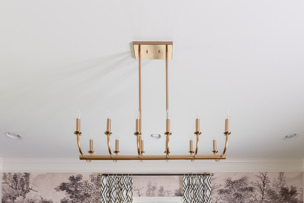 Crystorama BAILEY BAI-A2112-AG Chandelier Modern - Aged Brass