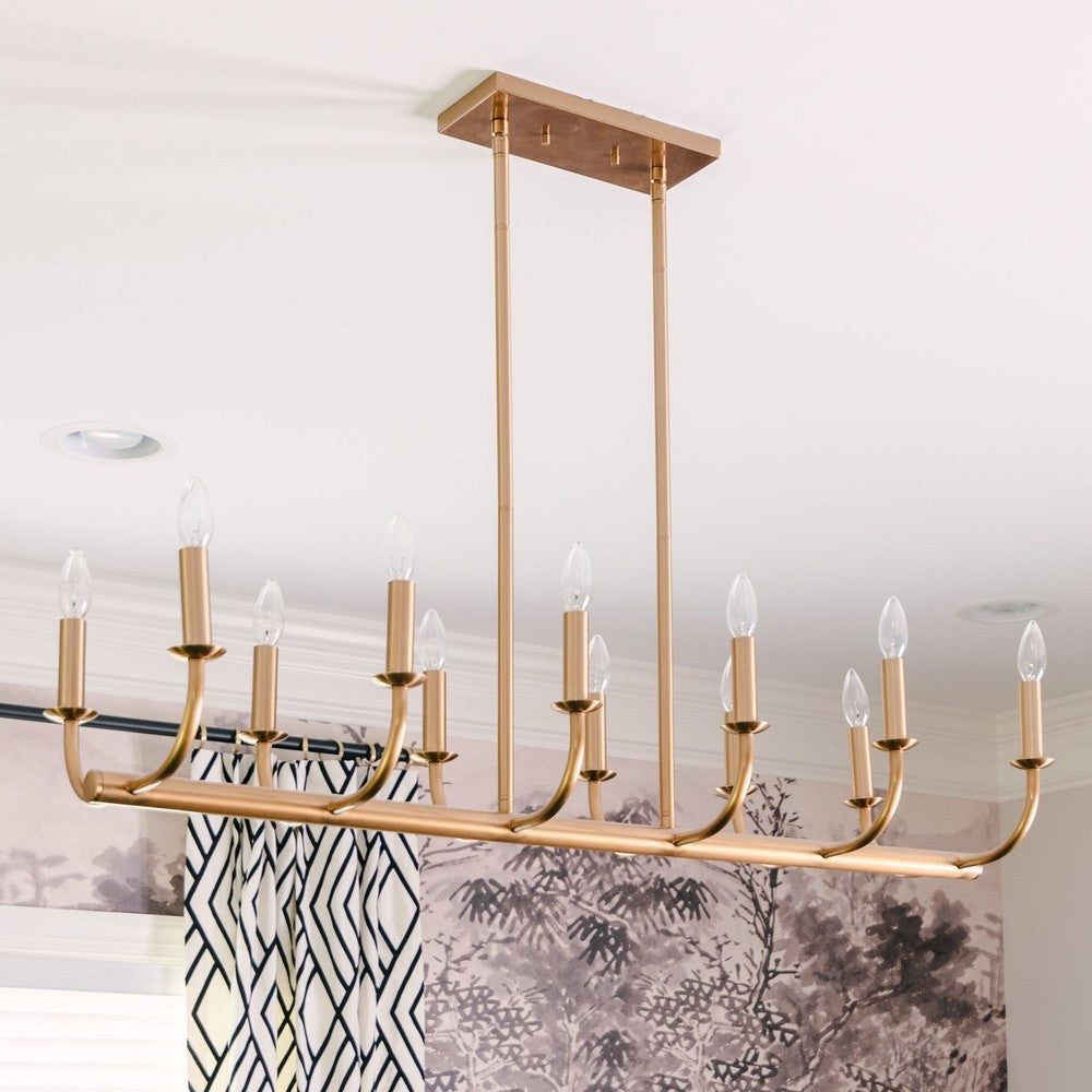 Crystorama BAILEY BAI-A2112-AG Chandelier Modern - Aged Brass