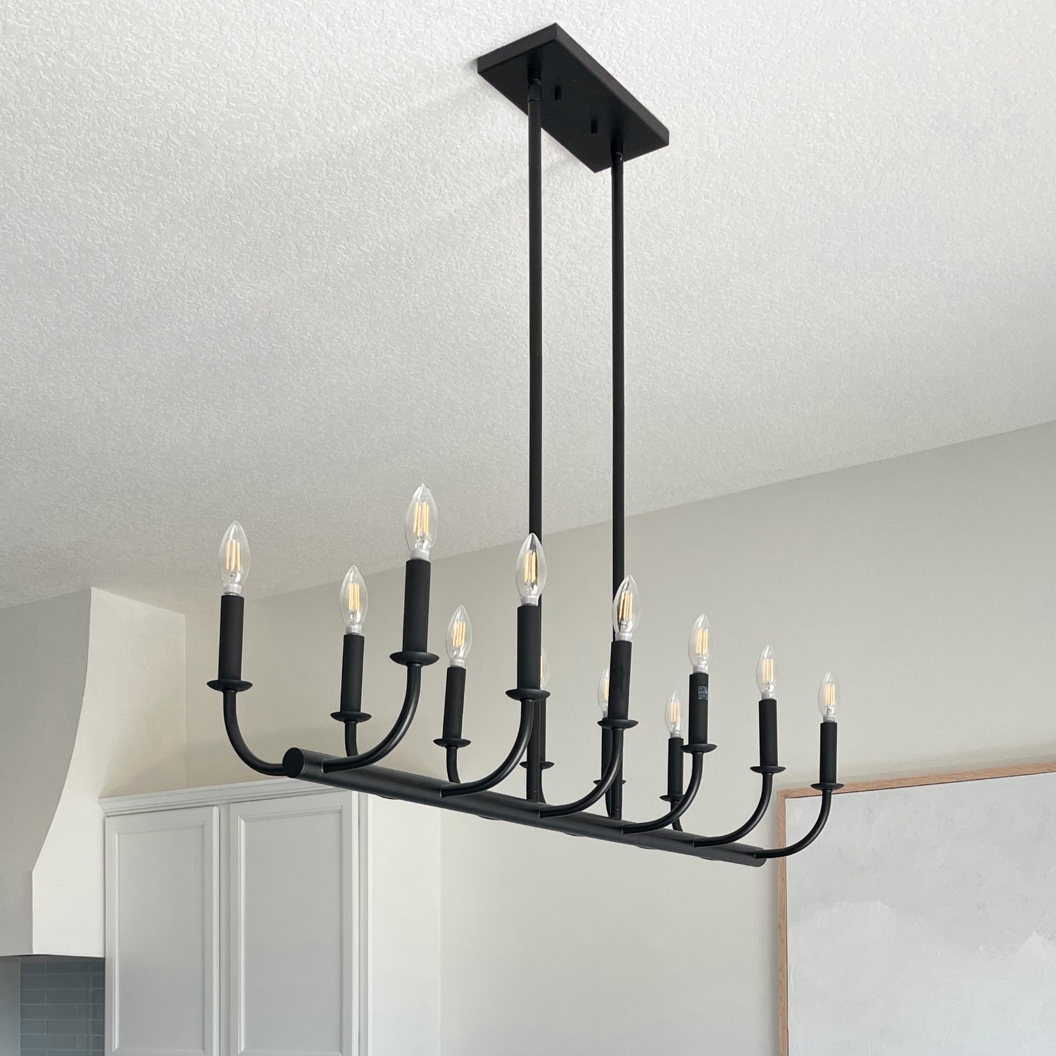 Crystorama Bailey BAI-A2112-MK – 42 Inch – 12 Light – Chandelier – Matte Black – Dry Rated