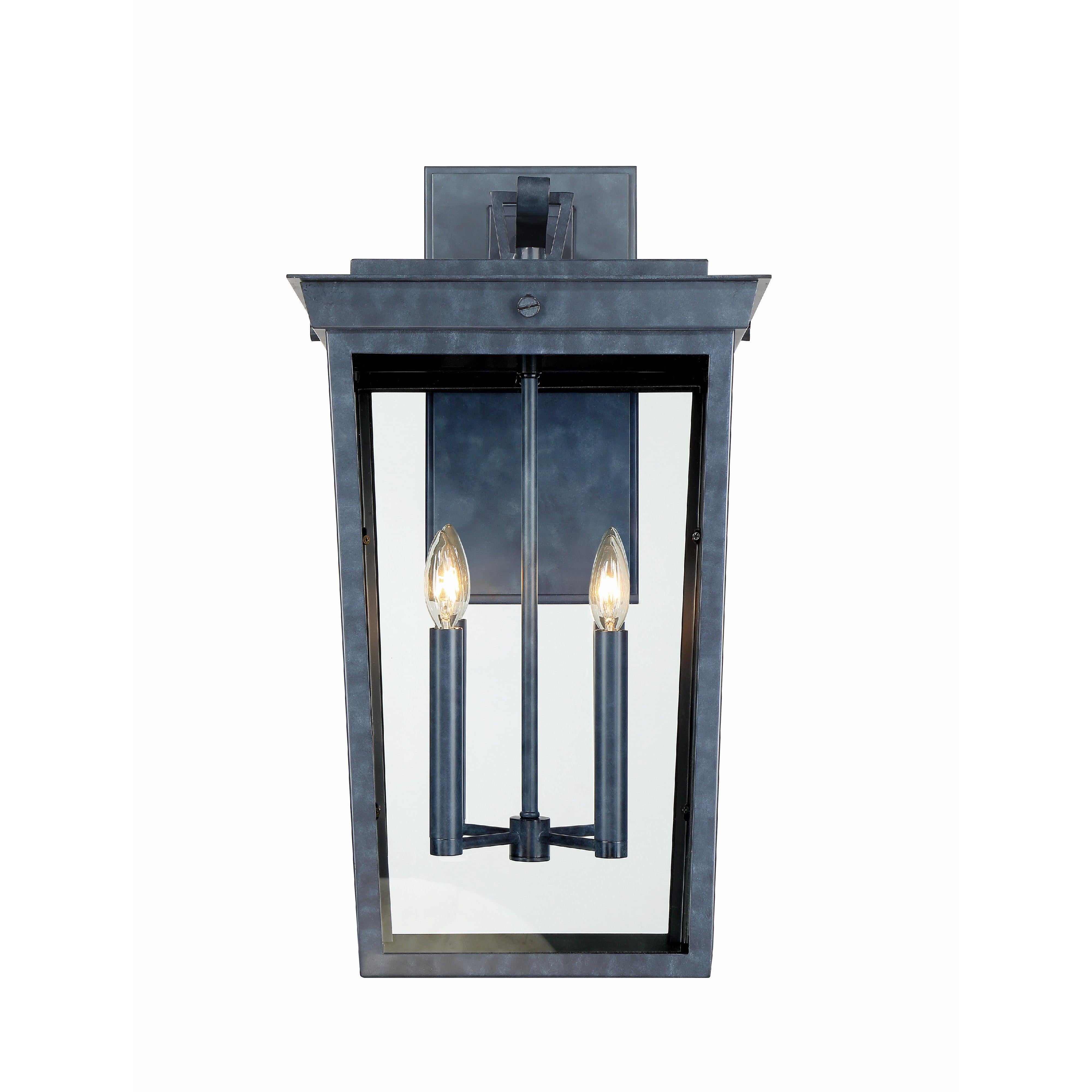 Crystorama Belmont BEL-A8064-GE – 14 Inch – 4 Light – Outdoor – Graphite – Wet Rated
