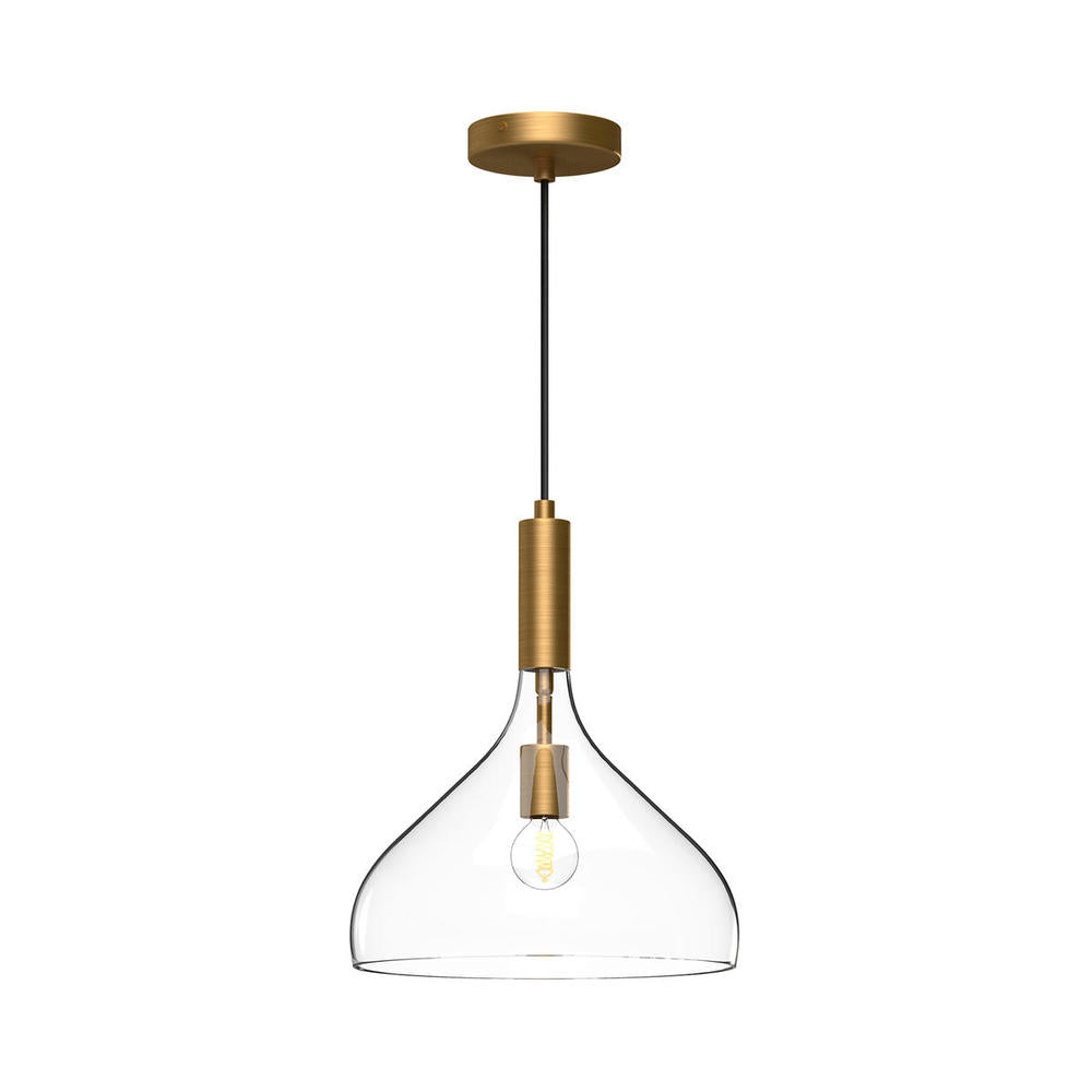 Alora Lighting BELLEVIEW PD532312AGCL Pendant Modern - Aged Gold