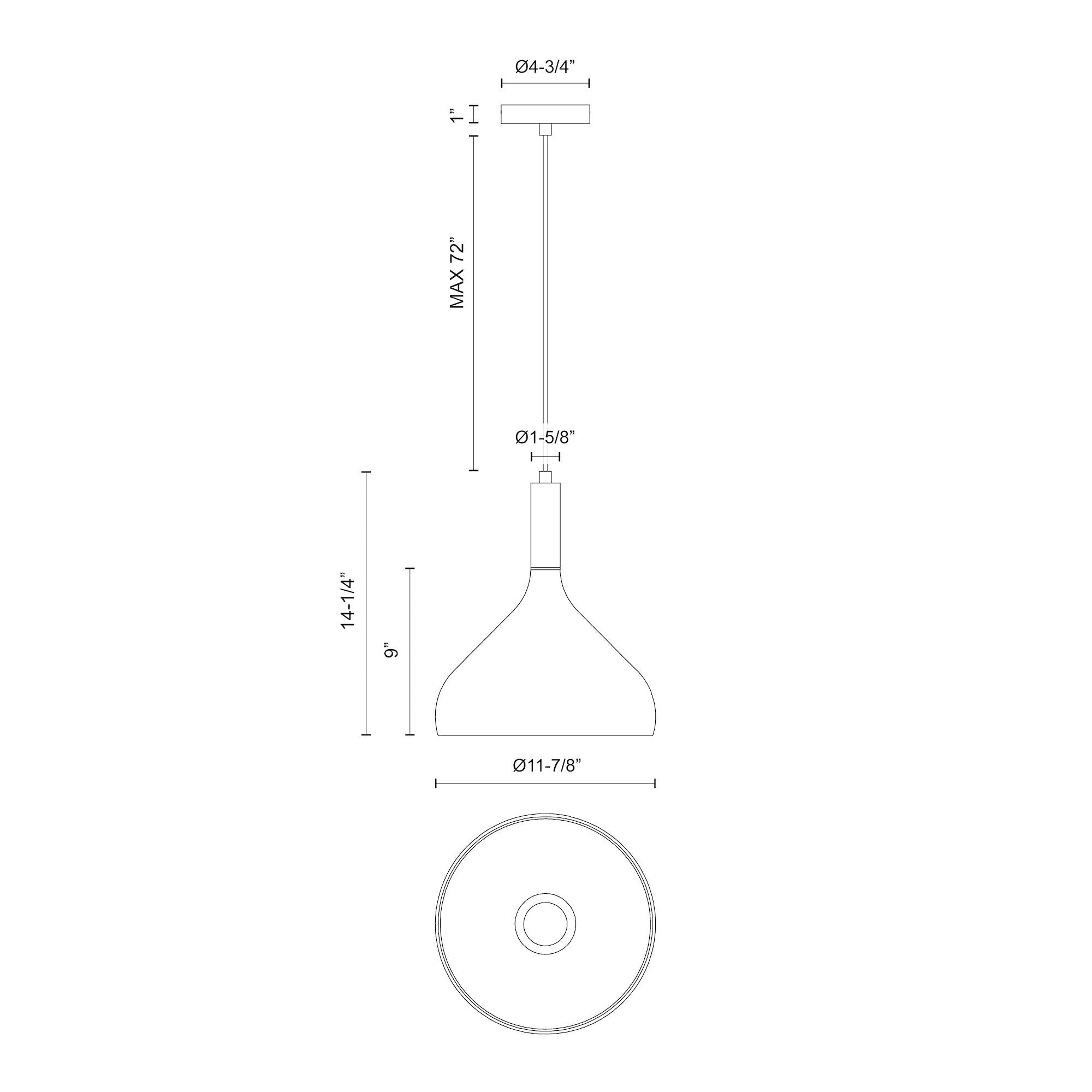 Belleview 12-in Brushed Nickel/Opal Glass 1 Light Pendant