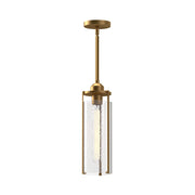 ALORA MOOD Lighting PD536005AGWC Pendant, 1 Light, Aged Gold/Clear Water Glass