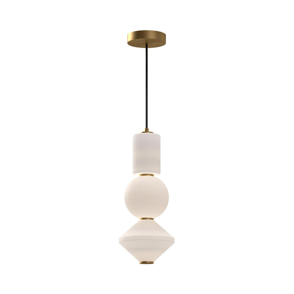 Alora Lighting BIJOU PD530341AGOP Pendant - Aged Gold