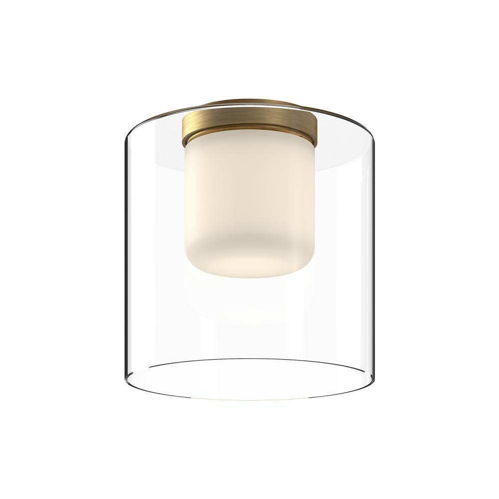 Kuzco Lighting Inc. BIRCH FM53509-BG/CL Flush Mount - Brushed Gold