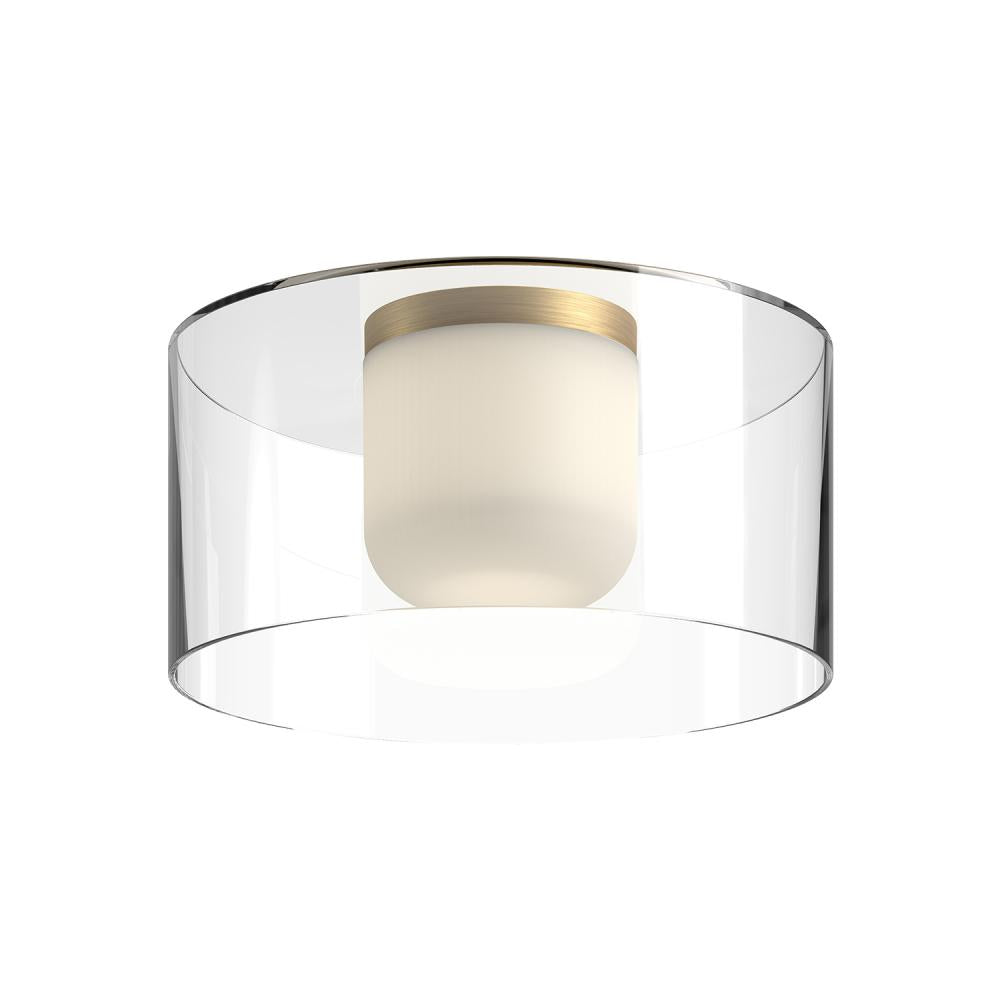 Kuzco Lighting Inc. BIRCH FM53512-BG/CL Flush Mount - Brushed Gold