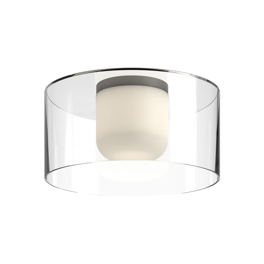 Kuzco Lighting Inc. BIRCH FM53512-BK/CL Flush Mount - Black