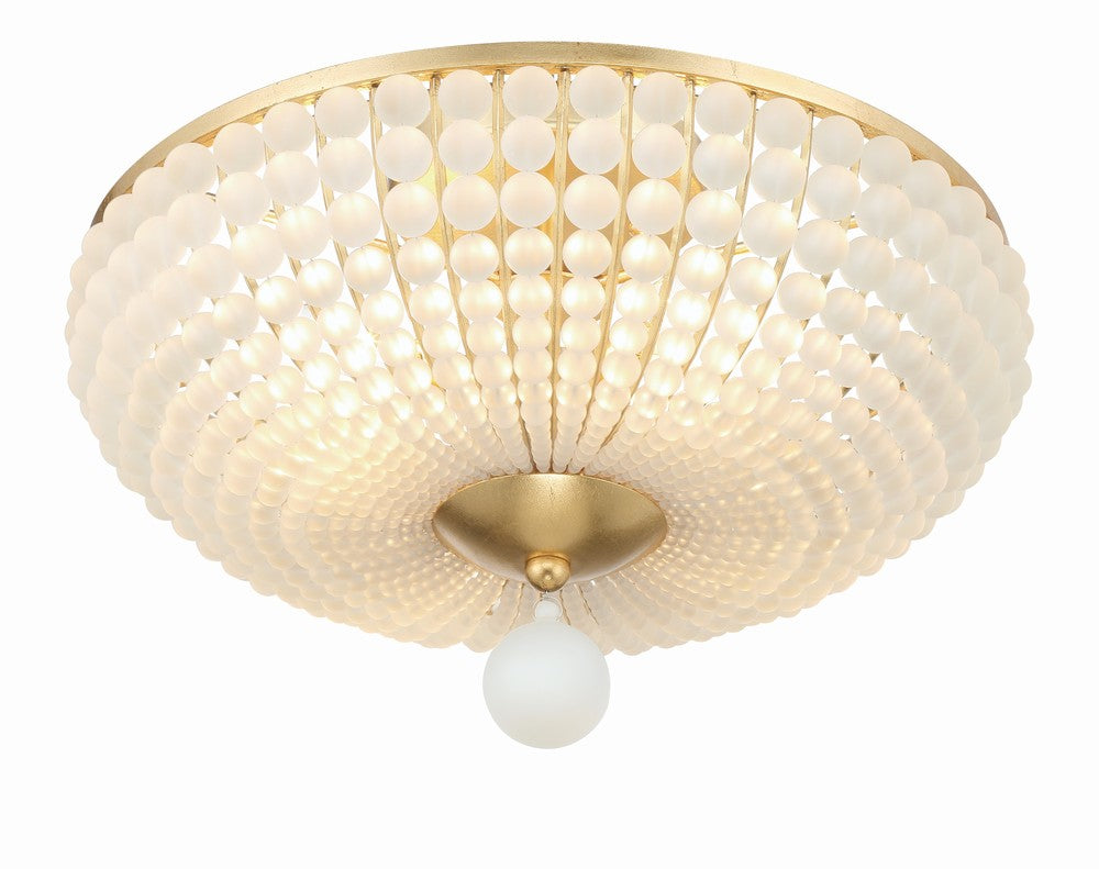 Crystorama BELLA BLA-10665-GA Flush Mount Contemporary - Antique Gold