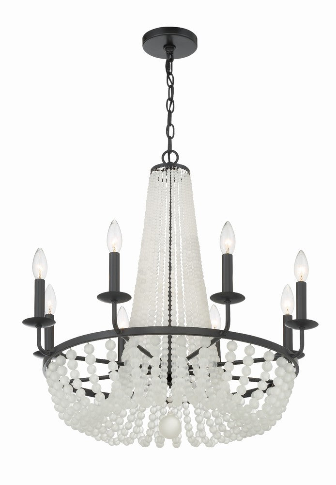 Crystorama BELLA BLA-10668-MK Chandelier Contemporary - Matte Black