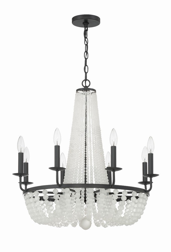 Crystorama BELLA BLA-10668-MK Chandelier Contemporary - Matte Black