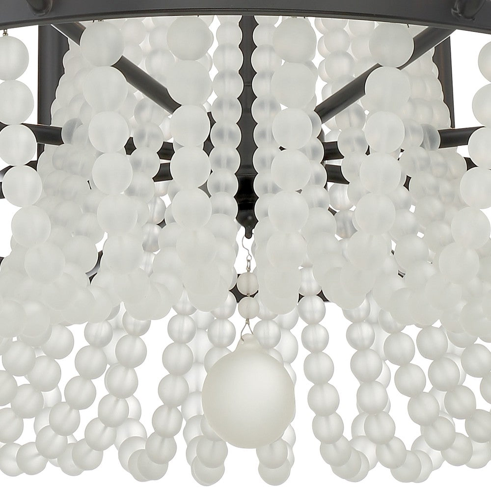 Crystorama BELLA BLA-10668-MK Chandelier Contemporary - Matte Black