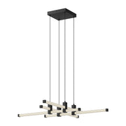 Blade 34-in Black LED Chandeliers