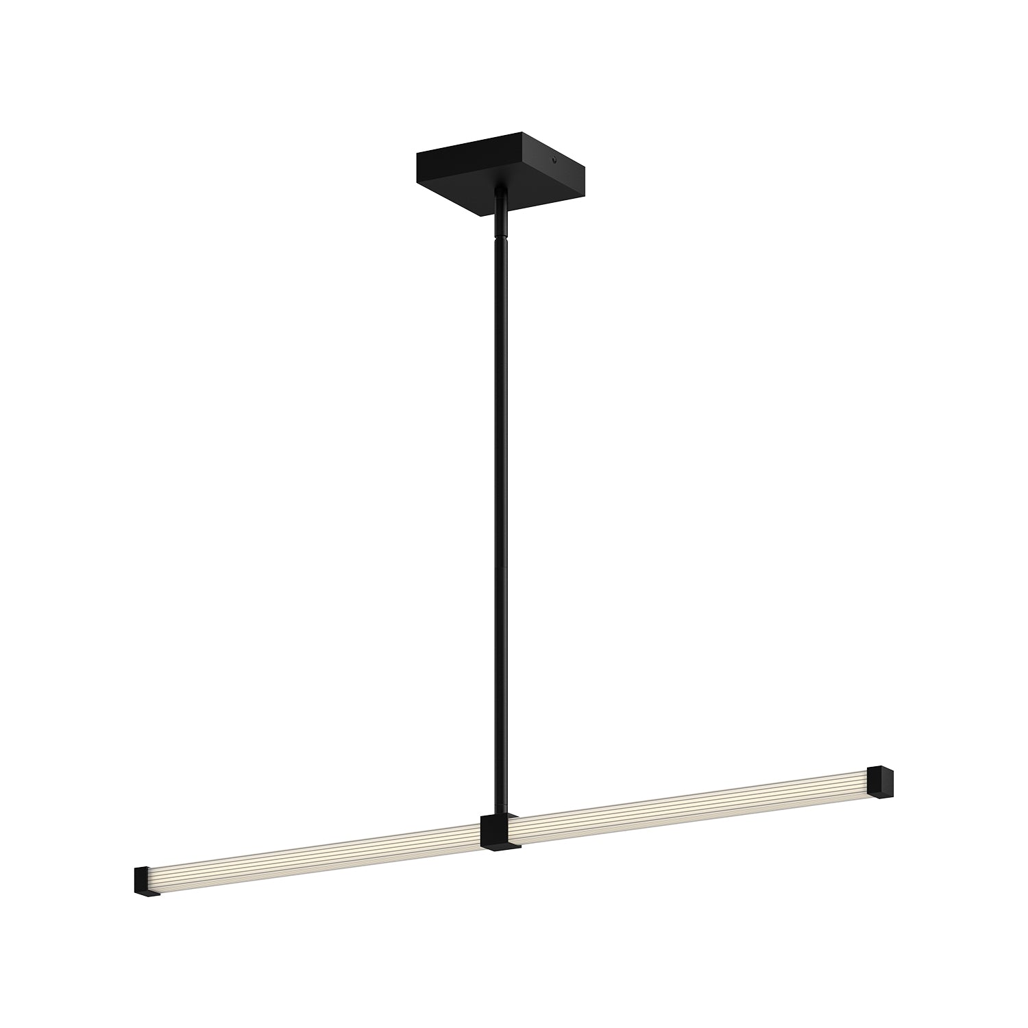 Blade 32-in Black LED Linear Pendant
