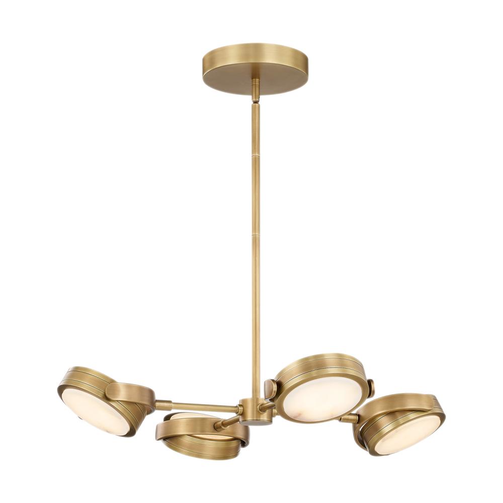 Alora Lighting BLANCO PD325428VBAR Pendant - Vintage Brass