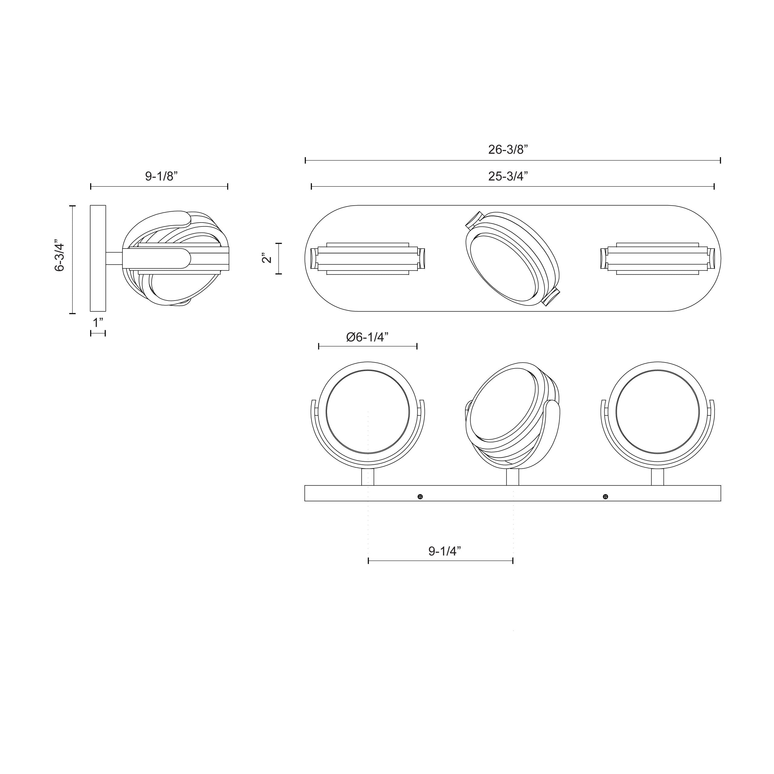 Blanco 26-in Vintage Brass/Alabaster LED Wall/Vanity