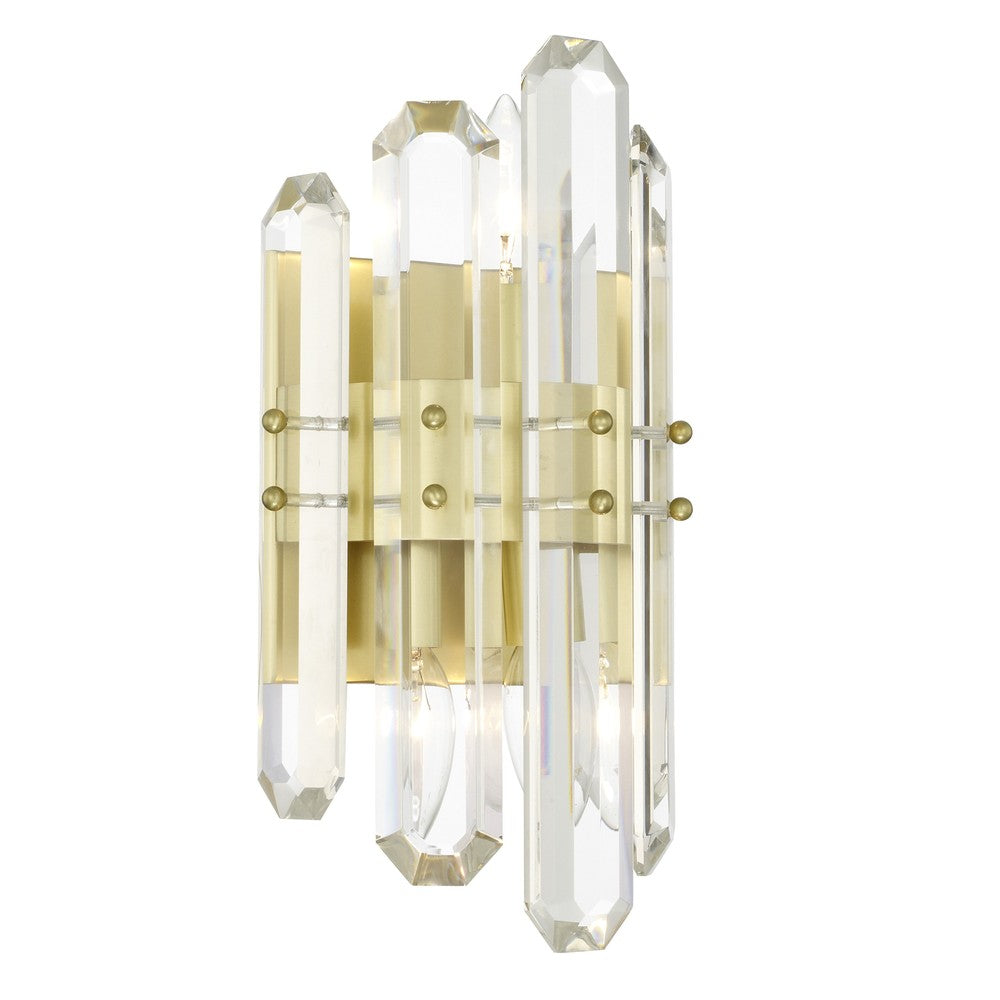 Crystorama BOLTON BOL-8882-AG Sconce Modern - Aged Brass