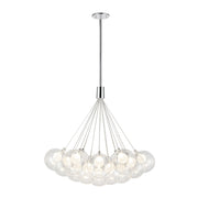 Bolla 28-in Chrome LED Chandeliers