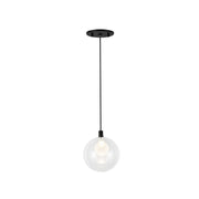 Bolla 5-in Black LED Pendant
