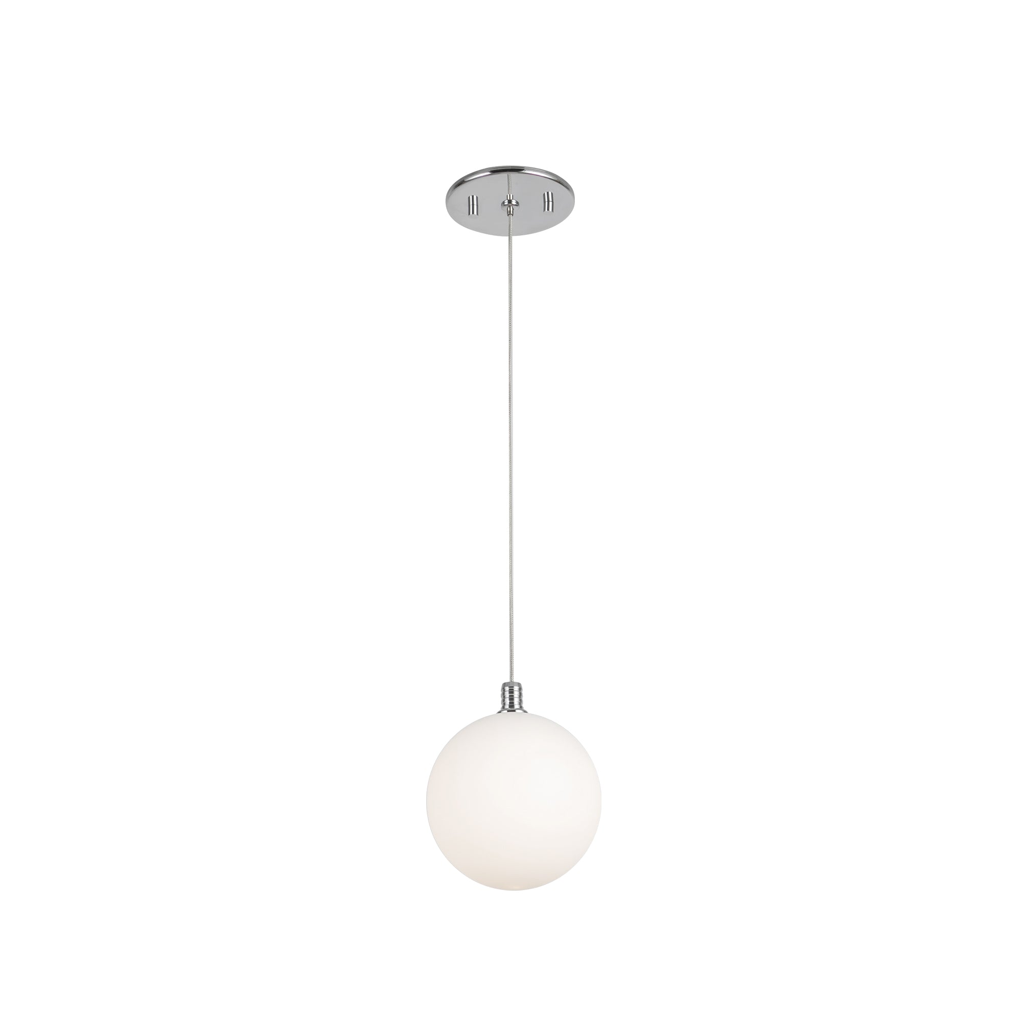 Bolla 5-in Opal Glass LED Pendant