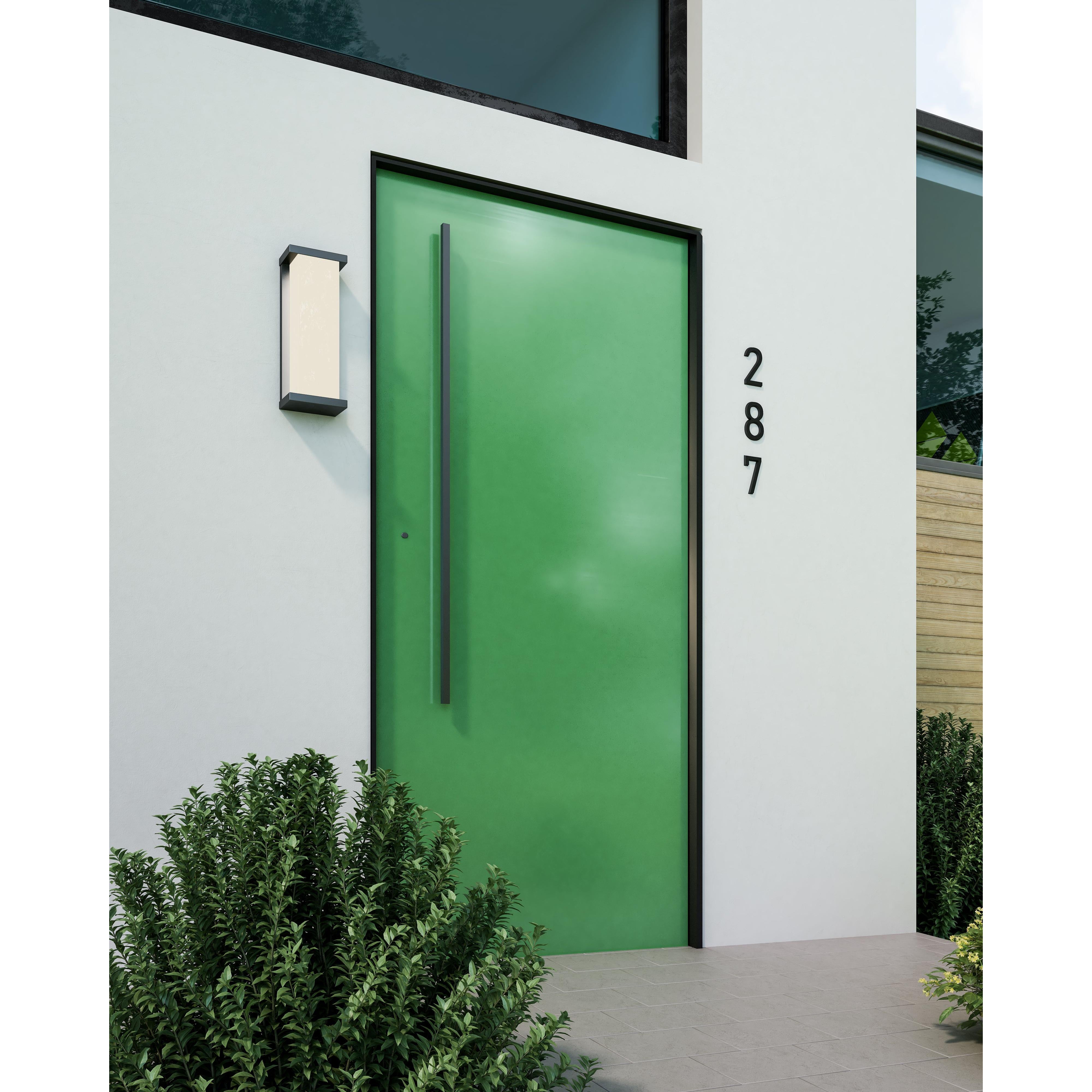 Bravo 20-in Black LED Exterior Wall Sconce