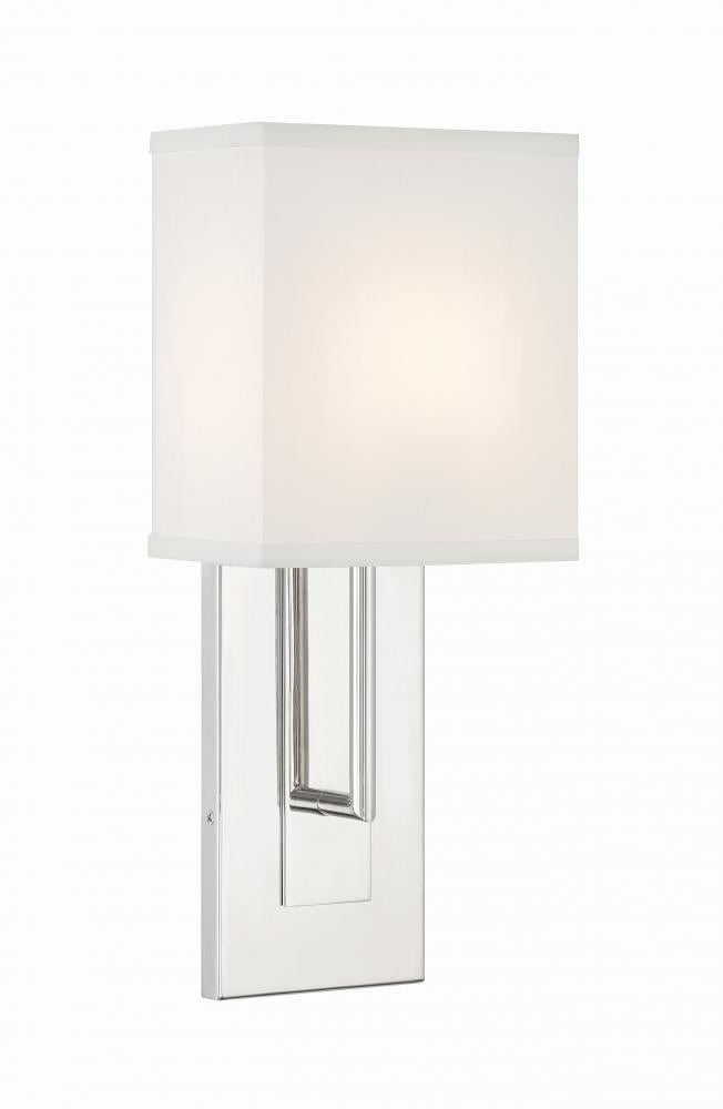 Crystorama BRENT BRE-A3631-PN Sconce Modern - Polished Nickel