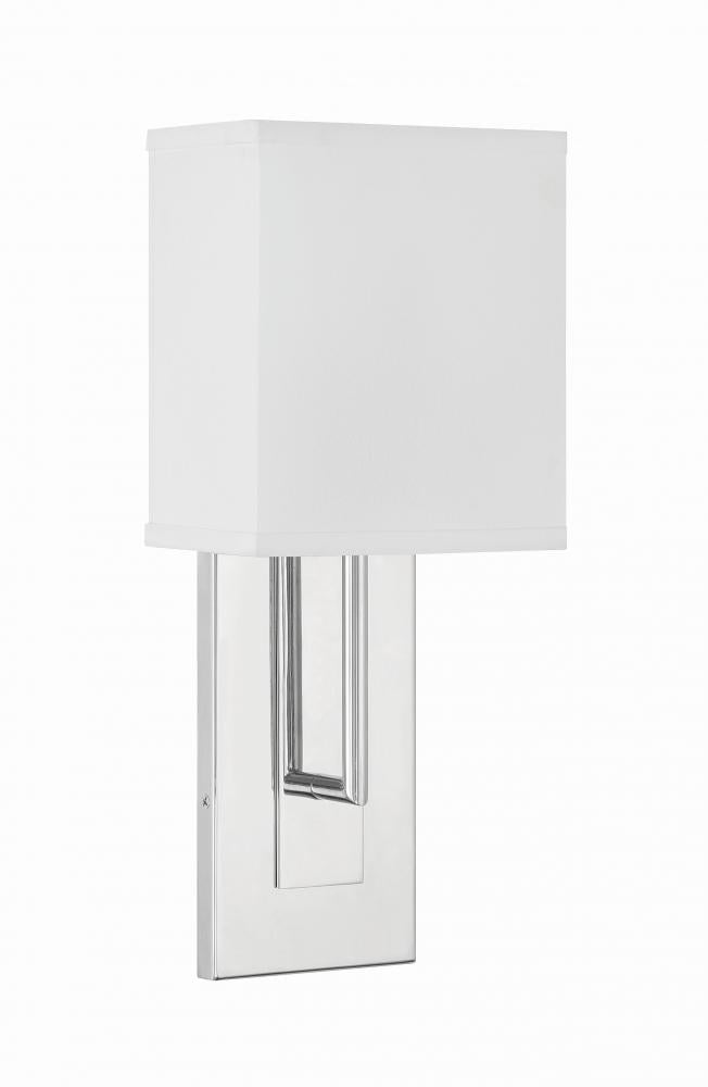 Crystorama BRENT BRE-A3631-PN Sconce Modern - Polished Nickel