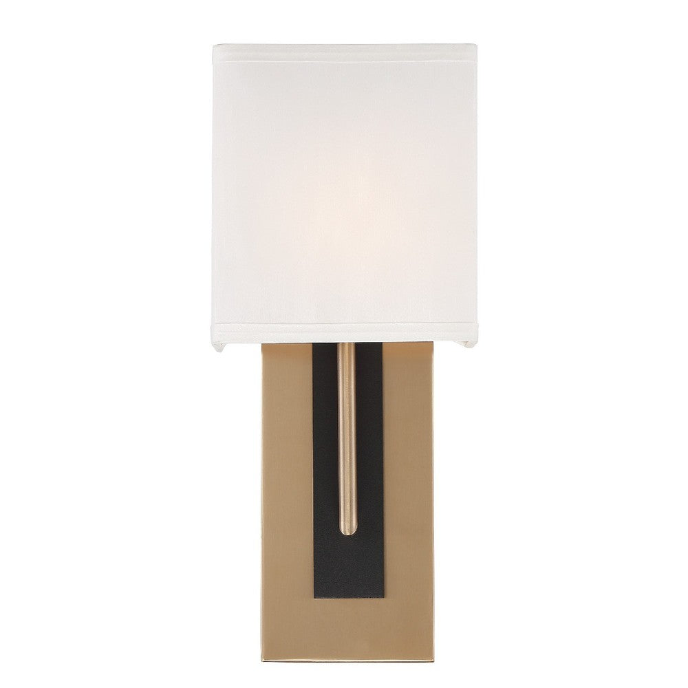 Crystorama BRENT BRE-A3631-VG-BF Sconce Modern - Vibrant Gold