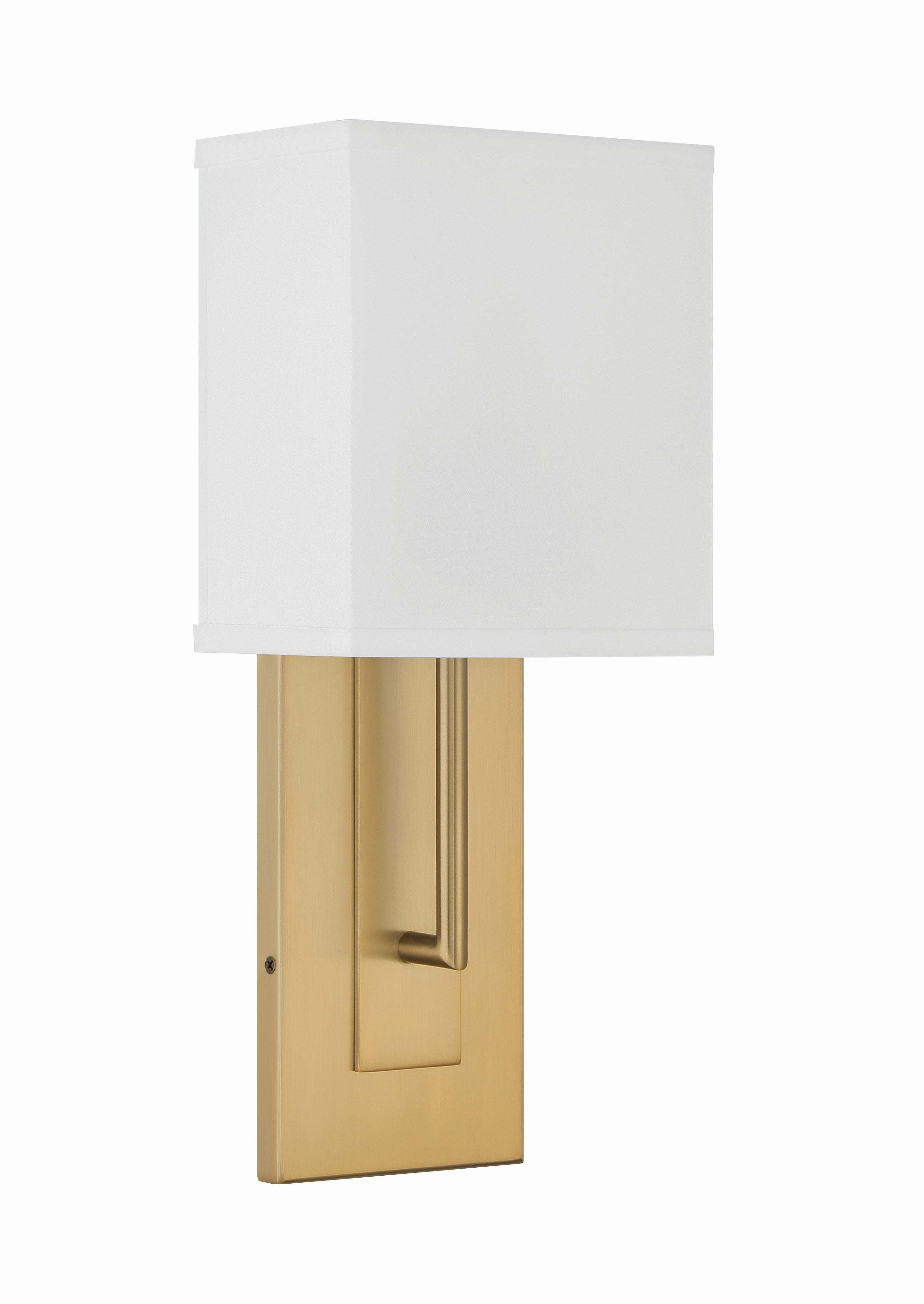 Crystorama Brent BRE-A3631-VG – 6.5 Inch – 1 Light – Sconce – Vibrant Gold – Damp Rated