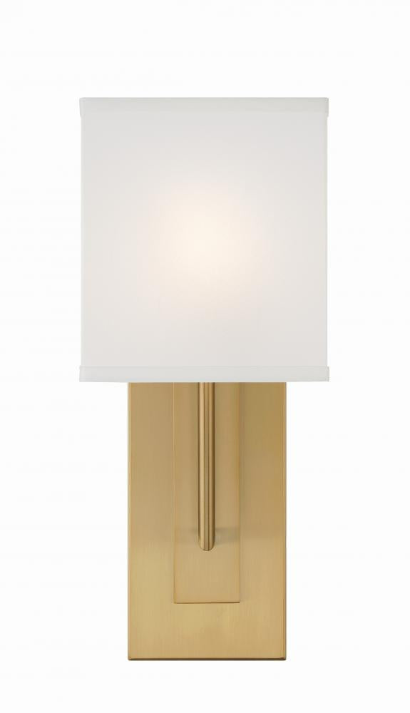 Crystorama BRENT BRE-A3631-VG Sconce Modern - Vibrant Gold