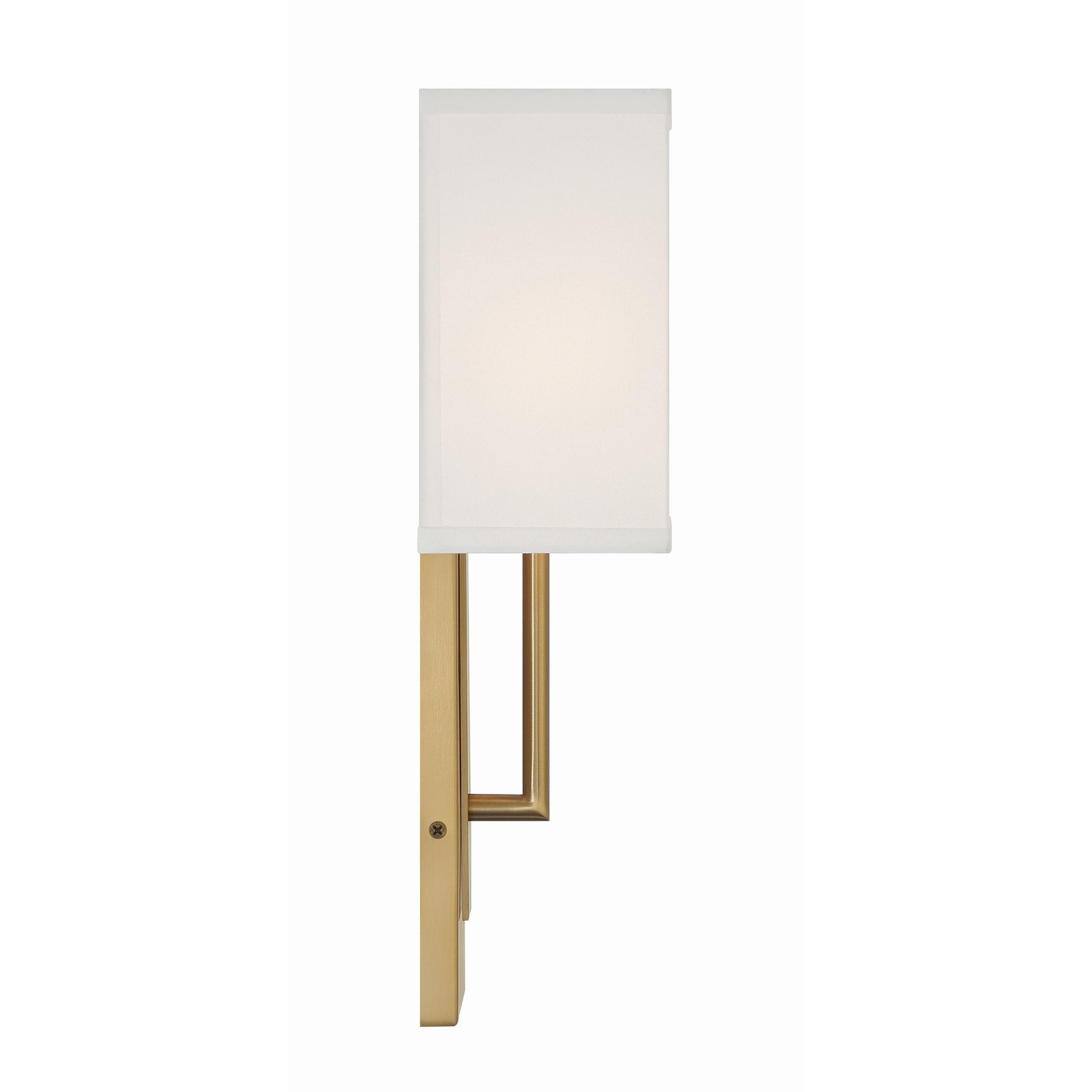 Crystorama Brent BRE-A3631-VG – 6.5 Inch – 1 Light – Sconce – Vibrant Gold – Damp Rated