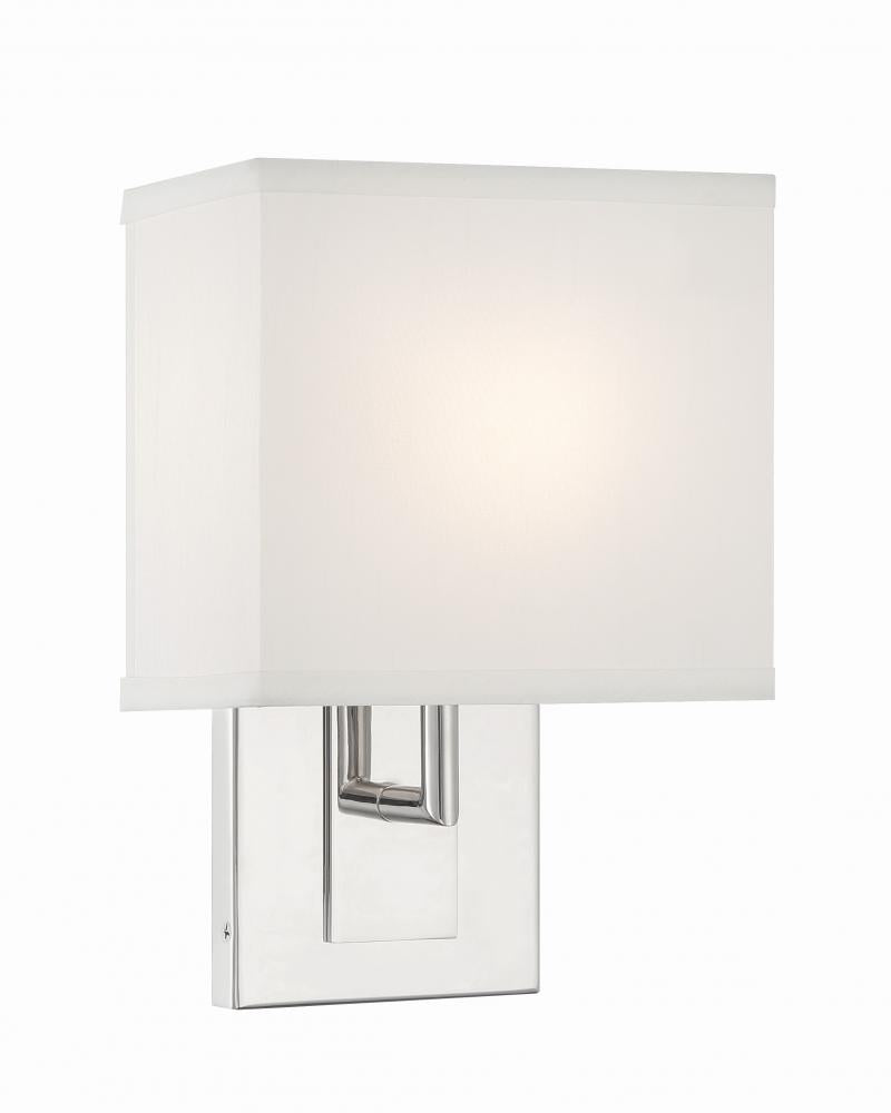 Crystorama BRENT BRE-A3632-PN Sconce Modern - Polished Nickel