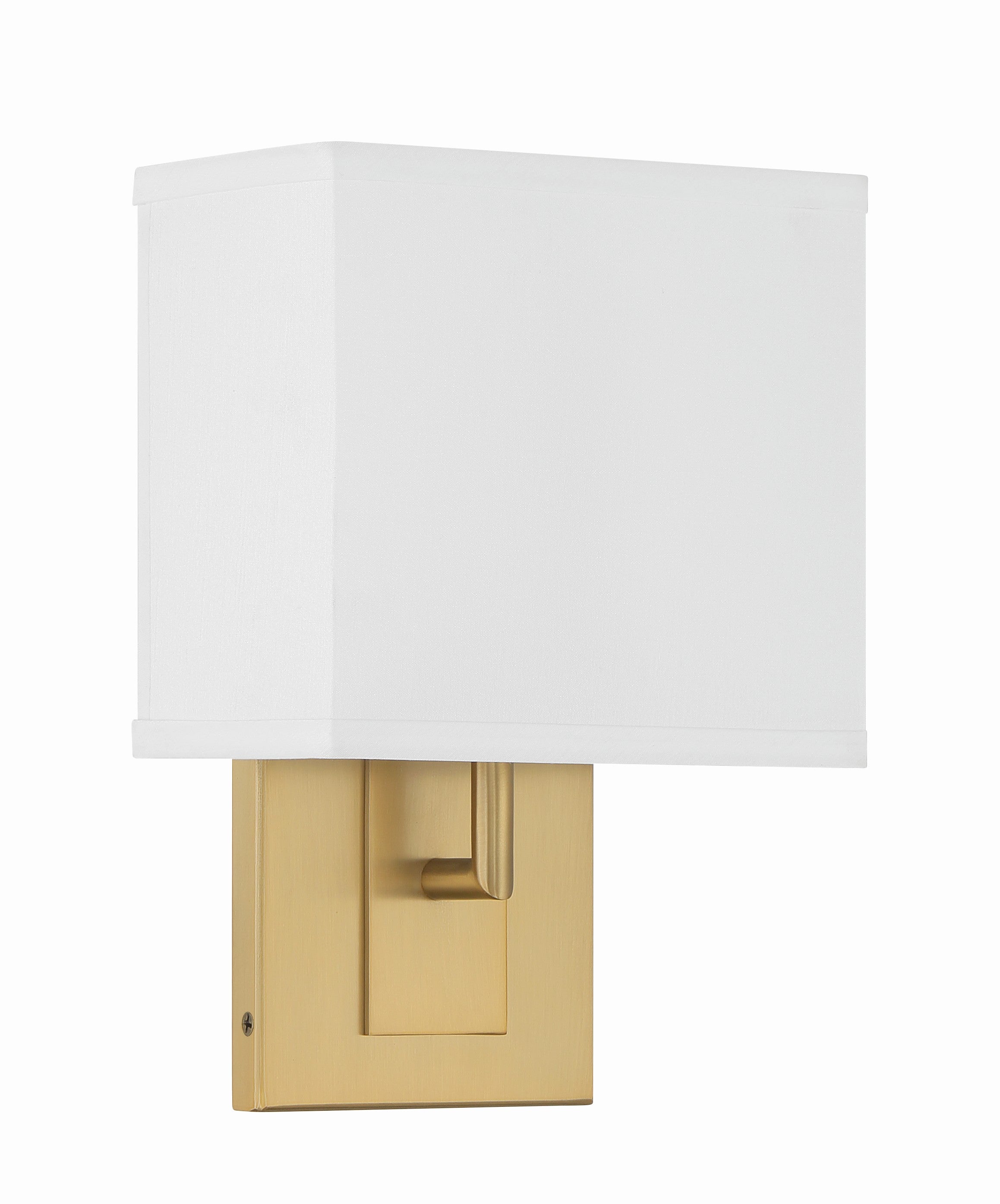 Crystorama Brent BRE-A3632-VG – 7 Inch – 1 Light – Sconce – Vibrant Gold – Damp Rated