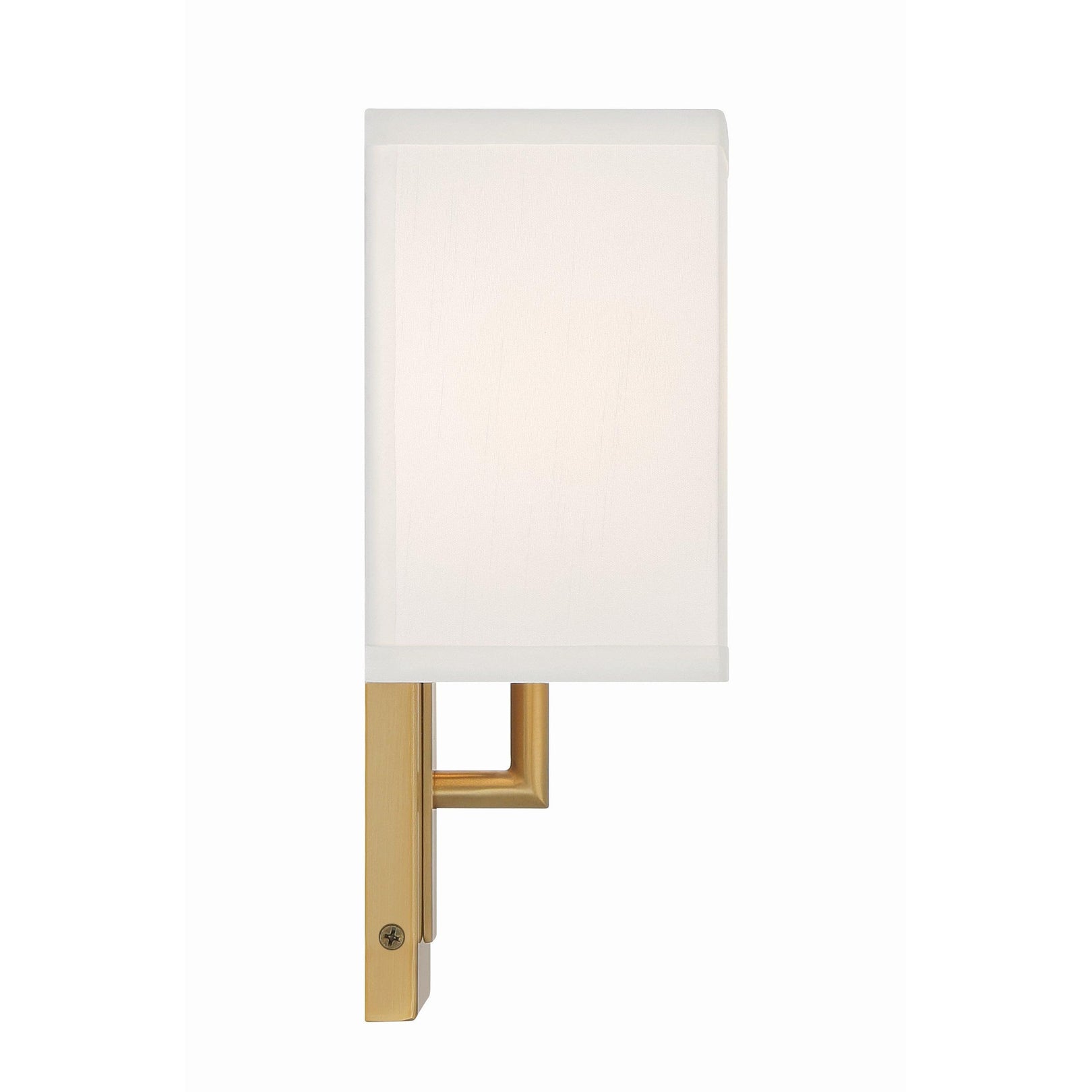 Crystorama Brent BRE-A3632-VG – 7 Inch – 1 Light – Sconce – Vibrant Gold – Damp Rated