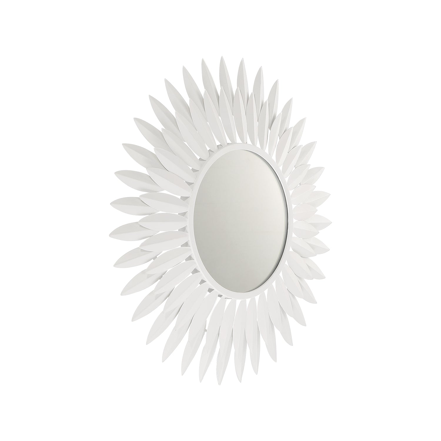 Crystorama Broche BRH-M520-MT – 20 Inch – Mirror – Matte White