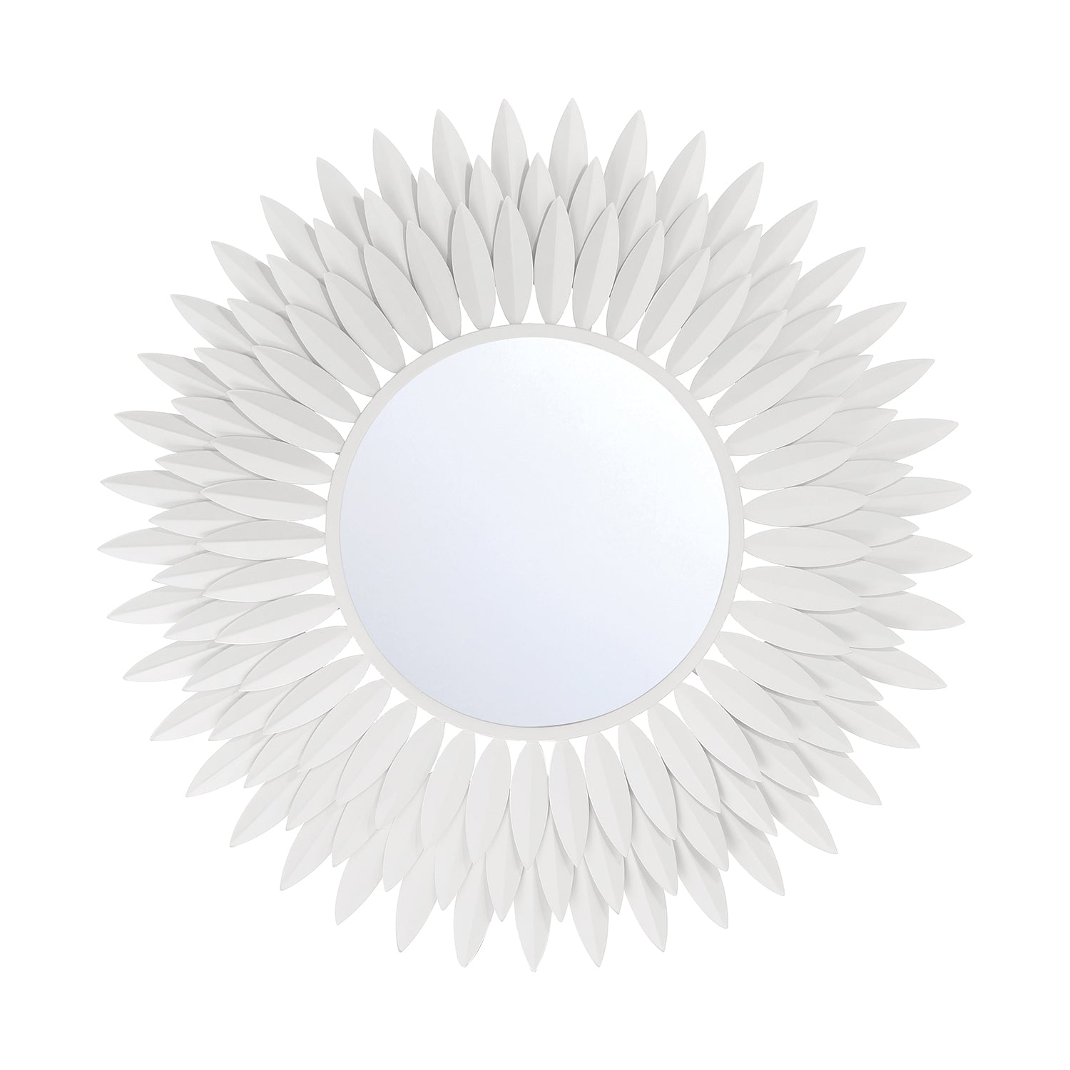 Crystorama Broche BRH-M524-MT – 24 Inch – Mirror – Matte White