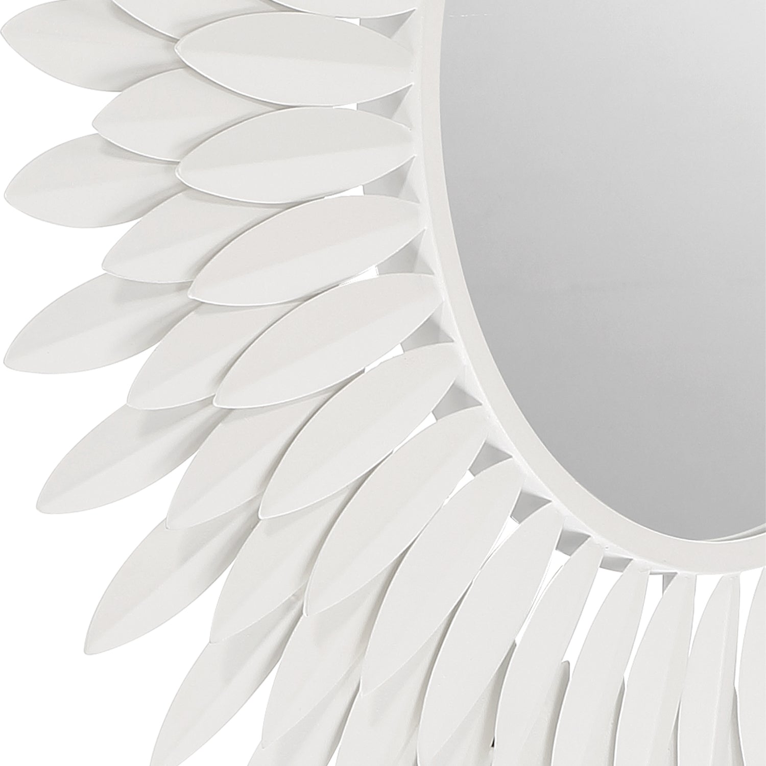 Crystorama Broche BRH-M524-MT – 24 Inch – Mirror – Matte White