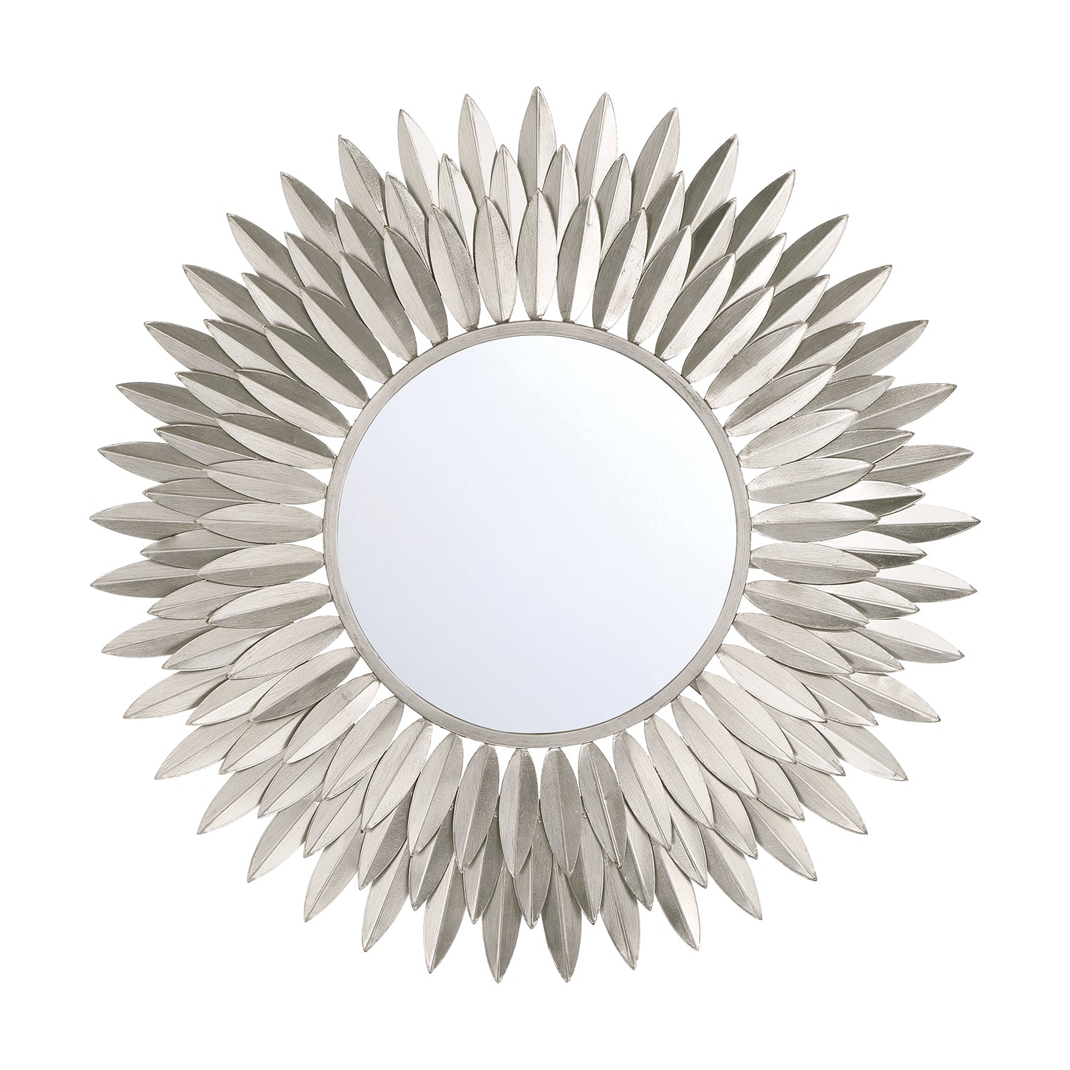 Crystorama Broche BRH-M524-SA – 24 Inch – Mirror – Antique Silver