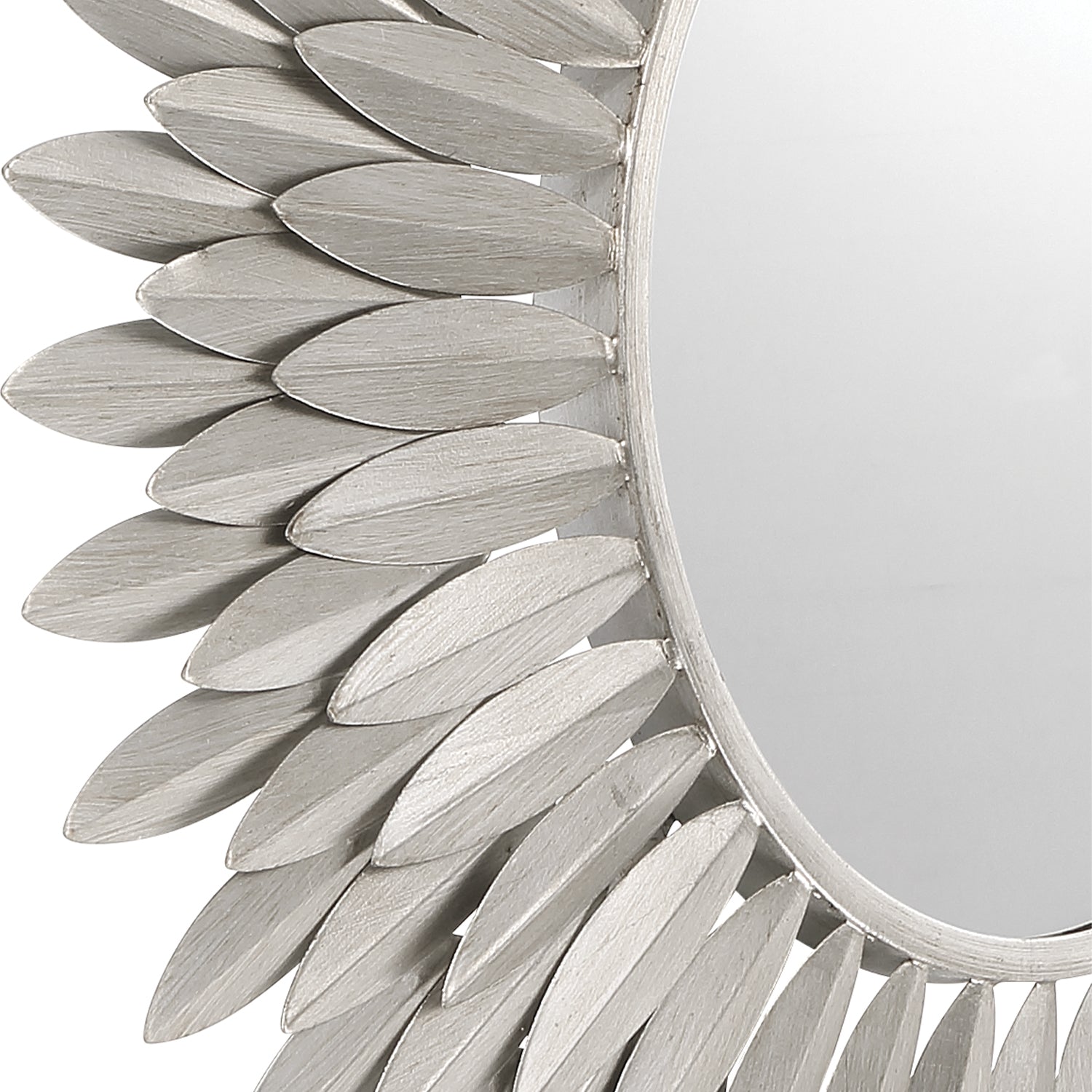 Crystorama Broche BRH-M524-SA – 24 Inch – Mirror – Antique Silver