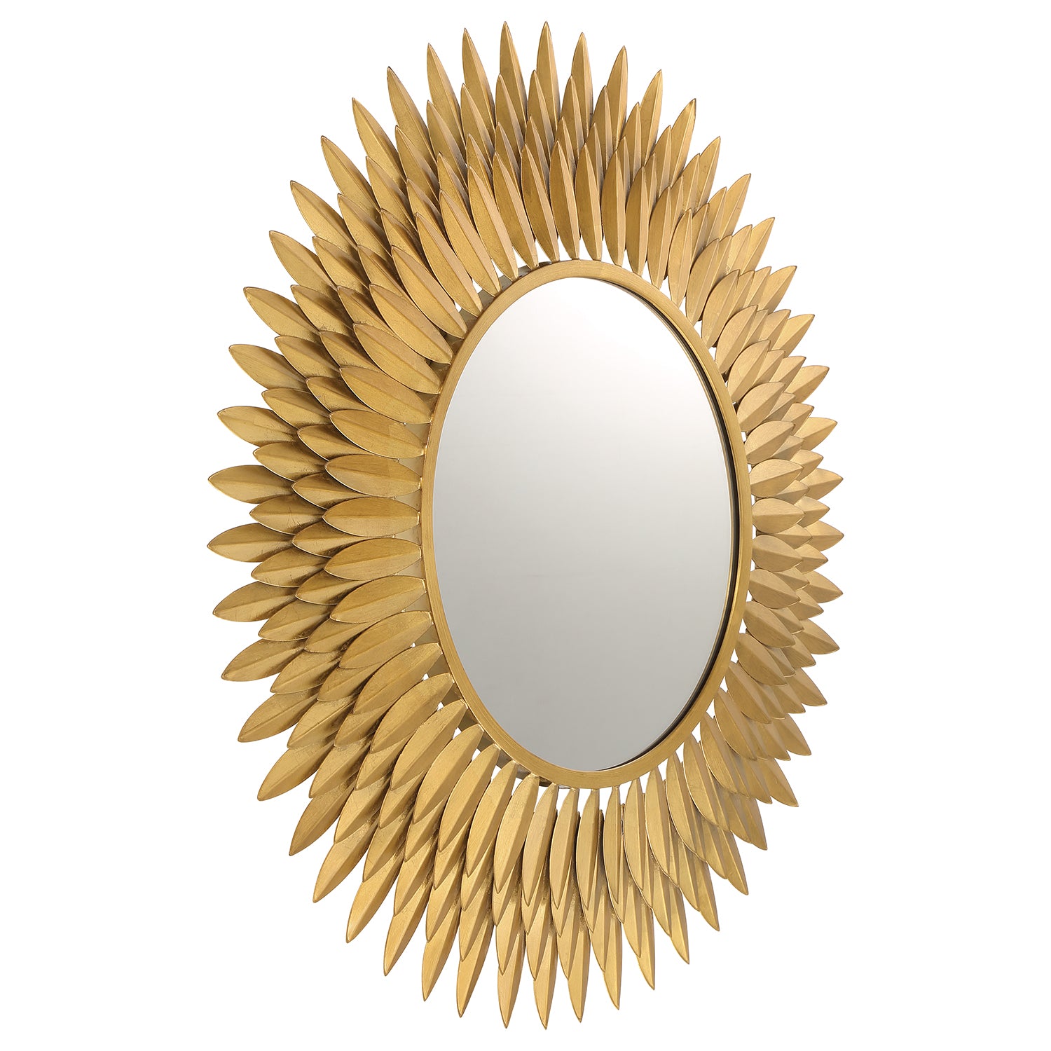 Crystorama Broche BRH-M530-GA – 30 Inch – Mirror – Antique Gold