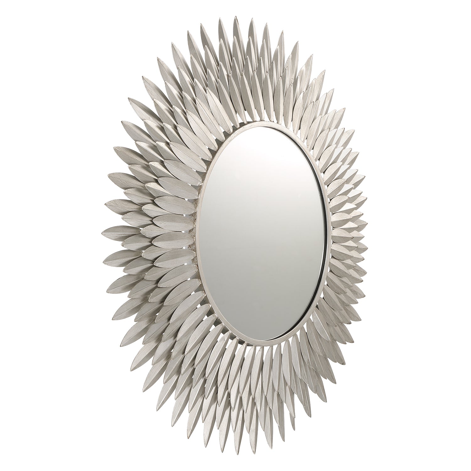 Crystorama Broche BRH-M530-SA – 30 Inch – Mirror – Antique Silver