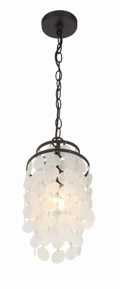 Crystorama BRIELLE BRI-3000-DB Mini Chandelier Contemporary - Dark Bronze