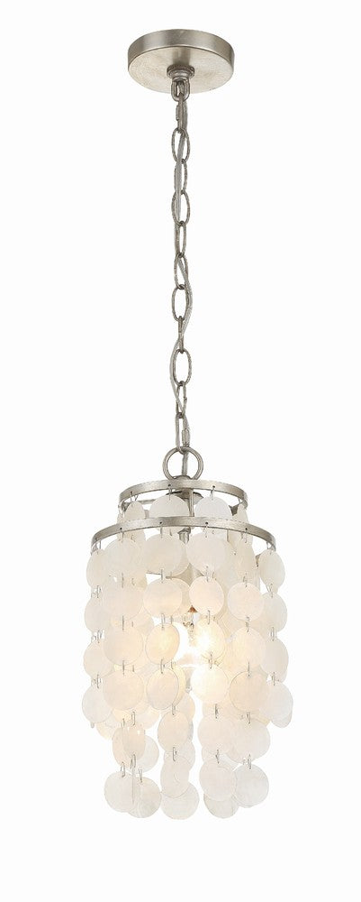 Crystorama BRIELLE BRI-3000-SA Mini Chandelier Contemporary - Antique Silver