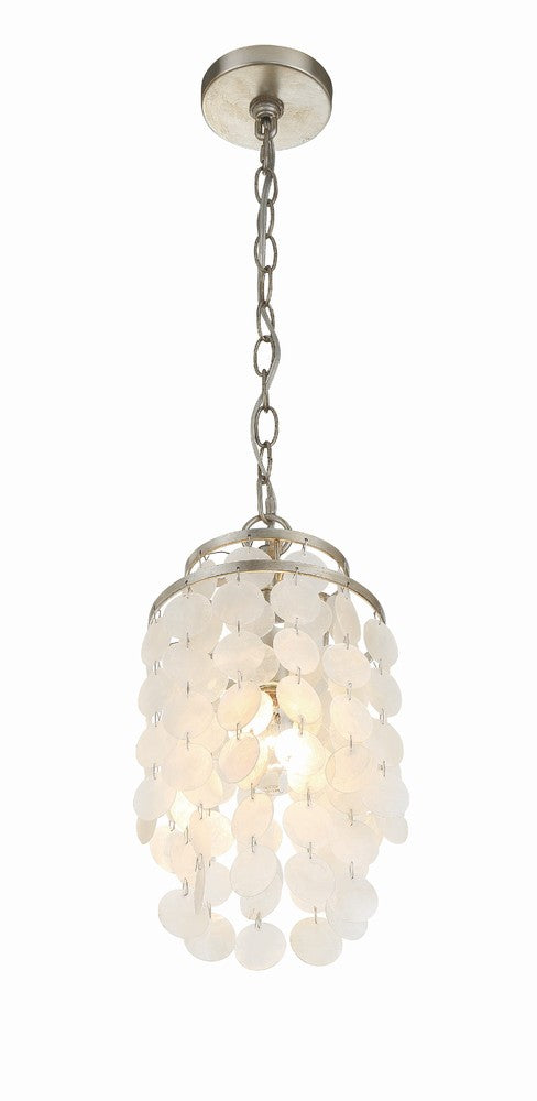 Crystorama BRIELLE BRI-3000-SA Mini Chandelier Contemporary - Antique Silver