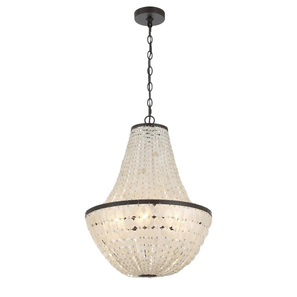 Crystorama BRIELLE BRI-3006-DB Chandelier Contemporary - Dark Bronze