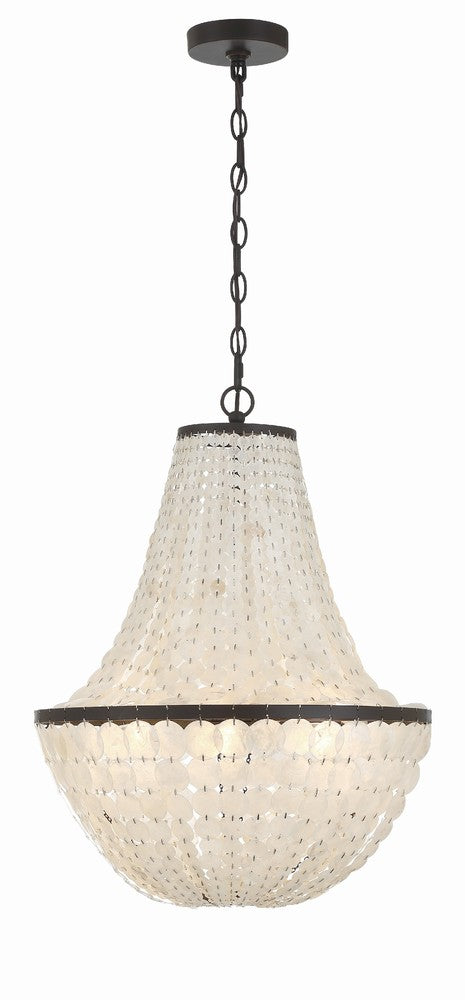 Crystorama BRIELLE BRI-3006-DB Chandelier Contemporary - Dark Bronze