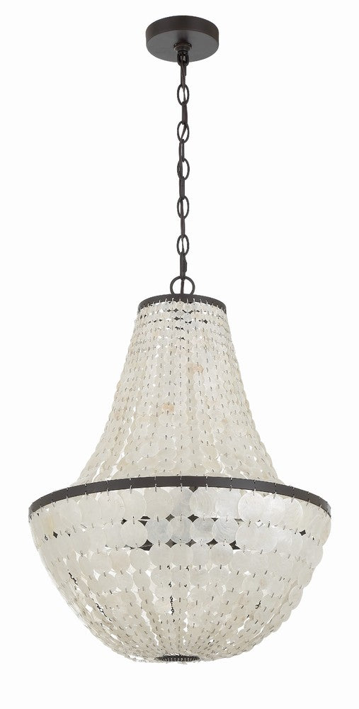 Crystorama BRIELLE BRI-3006-DB Chandelier Contemporary - Dark Bronze